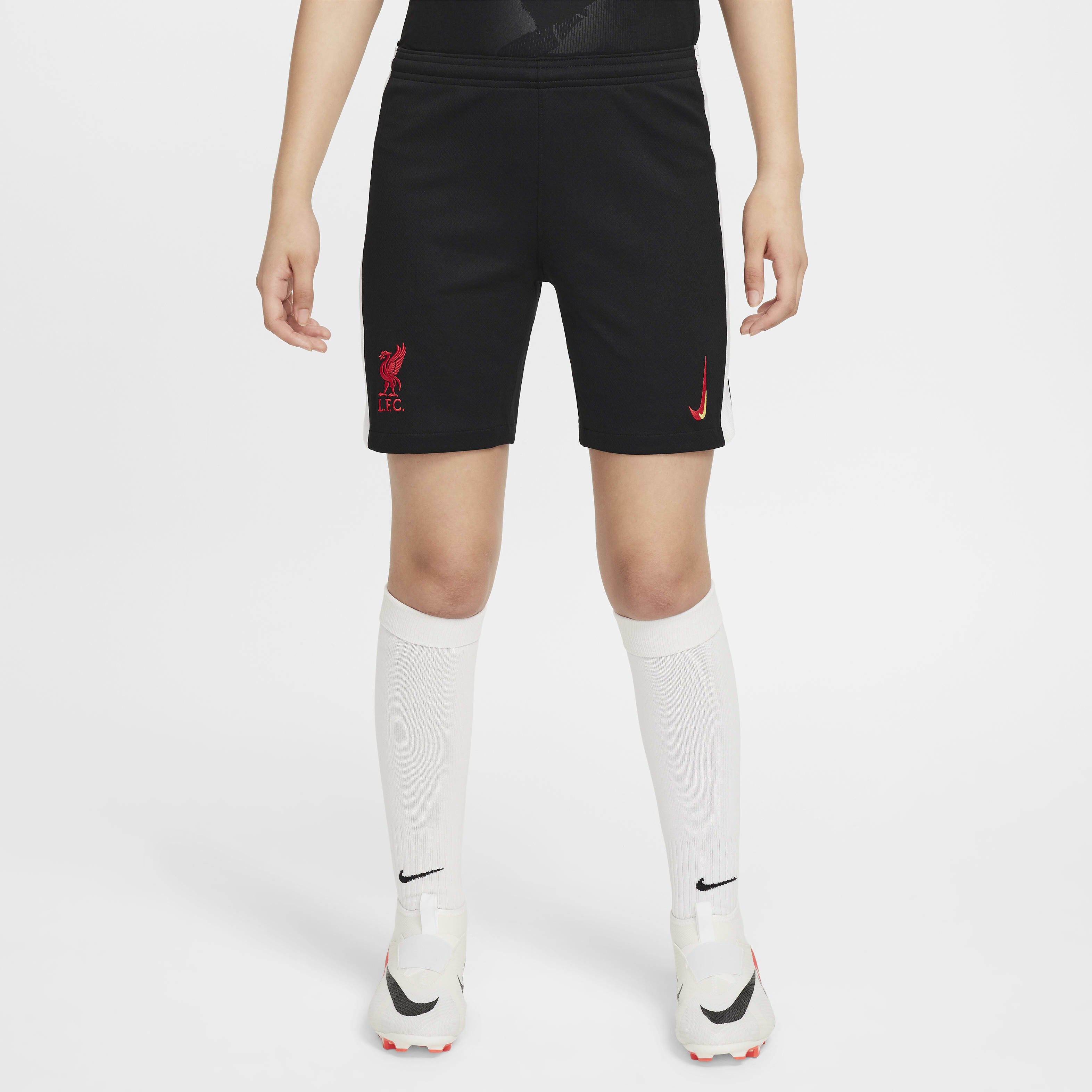 Club Football Teams-Nike, Liverpool F.C. 2024/25 Stadium Third, Older Kids' Nike Dri-FIT Football Replica Shorts