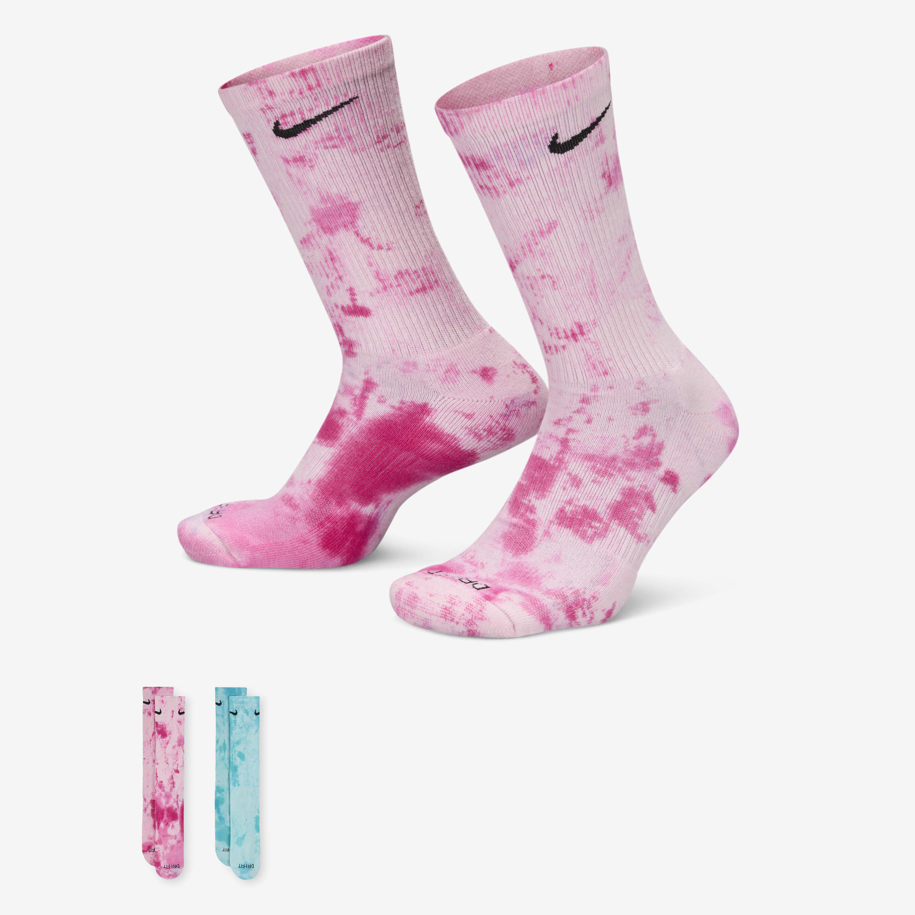 Sale for Women-Nike, Nike Everyday Plus, Cushioned Crew Socks (2 Pairs)